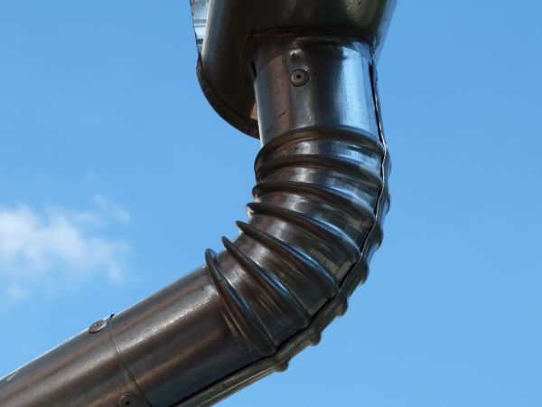 Metal Downspout Installation in Hillsborough