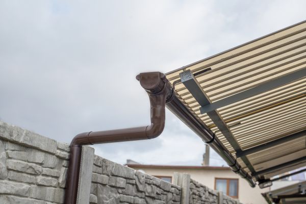Plastic Downspout Installation in Hillsborough